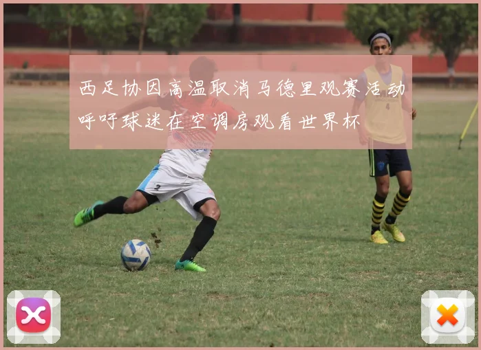 西足协因高温取消马德里观赛活动呼吁球迷在空调房观看世界杯